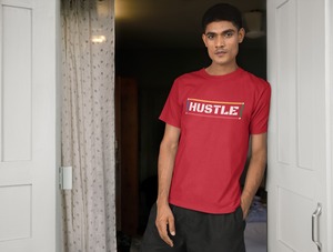 เสื้อยืดผู้ชายผ้าฝ้ายแขนสั้นคอกลมพิมพ์ลายมีสไตล์สำหรับใส่ทุกวันเสื้อผ้าเล่นกีฬาฤดูร้อน - Product Image 3