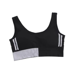 Chaleco deportivo de Yoga para mujer, sujetador Halter ligero Simple con correa, sujetador cruzado sin espalda, sujetadores de Yoga de alto impacto, Sujetador deportivo caliente - Product Image 6