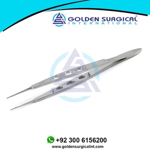 Pinzas de Sutura Castroviejo de Acero Inoxidable de la Mejor Calidad, Cantidad a Granel, 0.5 mm con Mango de Tres Orificios - Product Image 6