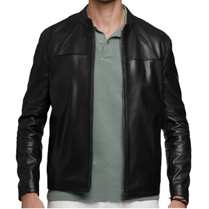 แจ็กเก็ตหนังสำหรับผู้ชายสำหรับสวมใส่กลางแจ้งสีตามสั่งฤดูหนาว - Product Image 6