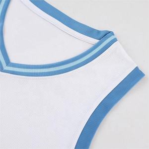 Maillots de basket-ball unisexes en gros, personnalisés, imprimés, respirants, antibactériens, à séchage rapide, anti-humidité - Product Image 2