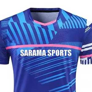 ชุดเทนนิสชาย กางเกงขาสั้นและเสื้อ โรงงานผลิตโดยตรง รับผลิตชุดเทนนิสแบบซับลิเมชั่นตามสั่ง ชุดกีฬาแห้งเร็ว รับสั่งซื้อจำนวนมาก - Product Image 4