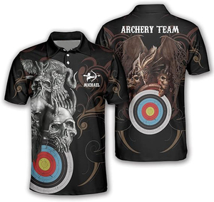 Camisas de Tiro con Arco reversibles personalizadas para mujer para rendimiento Durable Ligero Tiro de secado rápido Equipo estirable transpirable - Product Image 6