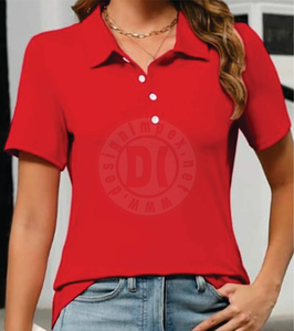 Camiseta de Algodón Estampada de Talla Grande para Mujer, Camiseta Clásica de Manga Corta con Cuello Redondo, Informal, de Mezcla de Algodón - Product Image 5