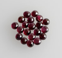 Garnet naturel du Mozambique rose-rouge 12 mm non traité 2 carats, marque AMARA, pierre précieuse pour la fabrication de bijoux, qualité supérieure, anneaux, pendentif