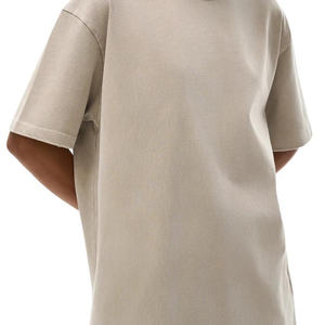 T-shirt unisexe personnalisé 2026, délavé à l'acide, 100% coton, imprimé à l'écran, 230 g/m², lourd, surdimensionné, écologique, séchage rapide - Product Image 5