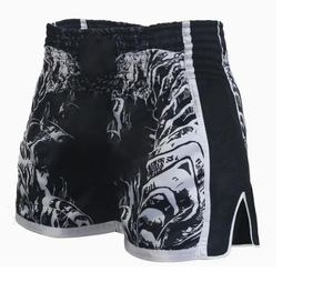 Vente en gros de shorts de boxe de muay-thaï double couche EVA personnalisés de haute qualité pour hommes et femmes SI-BS-027 de fitness MMA durables et écologiques - Product Image 4