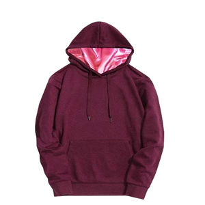 Sudadera con Capucha Estilo Hip Hop para Hombre, Logotipo Personalizado, Algodón 100%, Gruesa, Forro de Satén, Teñido Liso, Otoño 2026, Venta al Por Mayor - Product Image 1