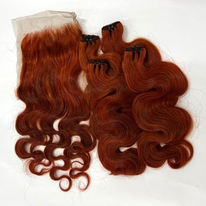 SDD BODY WAVE BUNDLES DEAL CLOSURE FRONTAL RAW HAIR ONE DONOR EXTENSIONS DE CHEVEUX HUMAINS - Product Image 2
