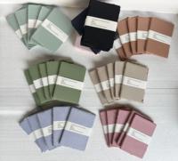Kartu Undangan Kertas Cetak Transfer Termal Berbentuk Heksagon Kolase Salib Malaikat Seni Rakyat Buatan Tangan dari Kain Katun Berpinggiran Tidak Rapi (Conifer Deckle Edged)