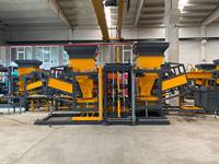 Machine automatique durable Bs-42 pour la fabrication de blocs de béton creux, avec moteur PLC, engrenages et pression hydraulique élevée