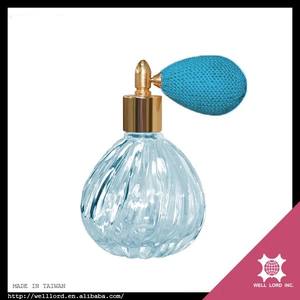 Botella de perfume de cristal Peter Pan verde Premium, tapa de spray de fragancia Personal recargable con sellado atornillado - Product Image 4