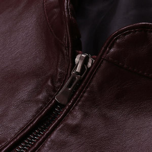 2025 mejor calidad resistente al agua cuero de vaca Color personalizado 100% genuino cálido Reversible chaqueta de cuero con capucha hombres de alto corte - Product Image 5