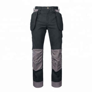 Premium <b>Men's</b> Multi-Pocket Work Cargo <b>Trousers</b> Heavy-Duty Cotton Blend <b>Workwear</b> Pants Reinforced Knees Tool Pockets Working Pant - Product Image 4