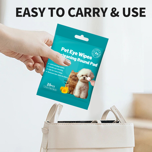 Toallitas para ojos de mascotas de fórmula suave y segura para perros y gatos, almohadillas para limpieza de ojos, prevención eficaz de infecciones, mantenimiento de la higiene - Product Image 6