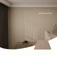 Panneau rainuré concave en fibre de bois de bambou M300 de longueur personnalisée, taille standard 3m pour salons modernes et murs intérieurs commerciaux