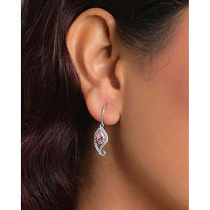 Boucles d'oreilles pendantes en argent sterling 925 de qualité supérieure pour femmes et filles, accessoire de mode - Product Image 4