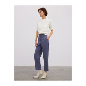 กางเกงทรงแครอทป้องกันการเป็นขุย ผสมวิสโคสเพื่อความกระชับสวมใส่สบาย - Product Image 5