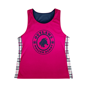 Pinnies de lacrosse para mujer sin mangas sublimados personalizados OEM Pinnie de malla reversible de secado rápido Pinnie de precio bajo al por mayor - Product Image 1