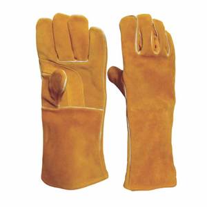 Gants de sécurité industriels robustes en cuir de vachette pleine fleur, résistants à la chaleur, antistatiques, résistants aux déchirures, 7 oz - Product Image 1