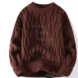 Suéteres de lana 100% para hombre de invierno Logotipo frontal transpirable Mejor Venta caliente - Product Image 2