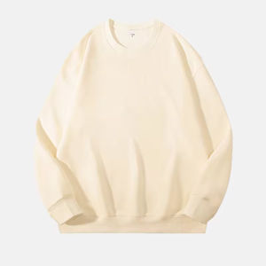 Sweat-shirt à col rond uni pour homme, manches longues, avec épaules tombantes et poche, 320G, tailles M-5XL, Fashion Process Impex - Product Image 1