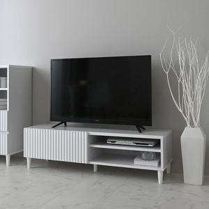 Meuble TV de luxe moderne avec armoire de rangement en bois, meuble TV en cuir pour la maison ou l'hôtel, meubles design de salon du Vietnam - Product Image 4
