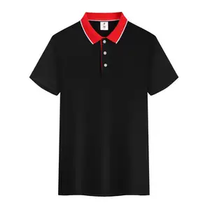 Top Quality Cotton Custom Embroidery Logo Men's Polo Shirts Casual Brand Sportswear Polos Home Fashion Male Tops Men And Women