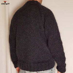 Suéter de Lana de Cachemira con Logotipo Personalizado, Diseño Nuevo, Informal, de Moda para Hombre, de Punto, para Invierno, de Manga Larga - Product Image 6