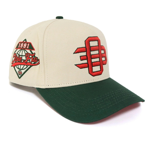 Venta al por mayor gorra de béisbol 4U personalizada de 5 paneles con ala curva estructurada gorras fabricante ofrece opciones de logotipo personalizado - Product Image 3