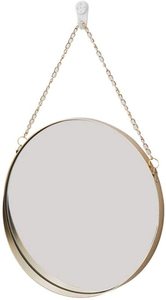 Metal Round Wall <b>Mirror</b> in <b>Gold</b> for Home Wall Decor - Product Image 3