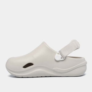 EVA Clogs Suke สีขาวสำหรับทุกเพศโลโก้ที่กำหนดเองได้ตลอดทั้งวันสะดวกสบายหมุนหัวเข็มขัดวัสดุกันน้ำกันลื่น - Product Image 3