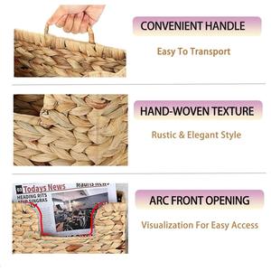 Panier suspendu pour mur, panier de rangement fait à la main, vente en gros, écologique, fabriqué au Vietnam - Product Image 5