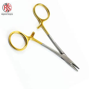 Porte-aiguilles Halsey sur mesure en acier inoxydable, instruments chirurgicaux, porte-aiguilles Halsey - Product Image 4