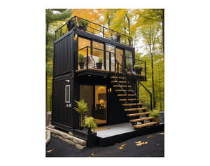 M X 2.1M Pack plat conteneur modulaire construction rapide conception de ferme respirant gain de place pour le stockage de la maison bureau temporaire - Product Image 4