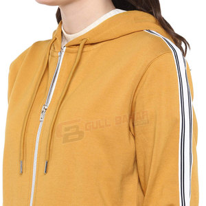 Abrigo de Invierno con Capucha de Manga Larga para Mujer, Alta Calidad, Nuevo, Estilo Casual, Logotipo Frontal Personalizado, Temporada de Otoño, Tela de Lona - Product Image 6