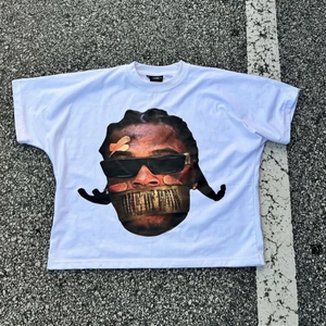 Custom Heavyweight 100% Cotton Boxy Fit Oversize Screen Print/DTG <b>Tshirt</b> High Quality Oversized Men's T-Shirt - Product Image 6