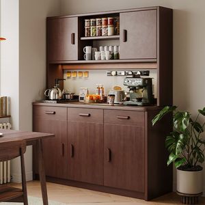 Aparador de Madera Ecológico Resistente al Fuego, Mueble para Té, Mueble para Vino, Mueble de Cocina Moderno y Sencillo, Muebles de Cocina Clásicos - Product Image 4