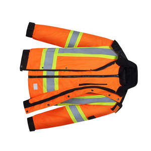 Chaquetas reflectantes de alta visibilidad de segunda mano personalizadas OEM en excelentes condiciones con colocación del logotipo frontal - Product Image 1