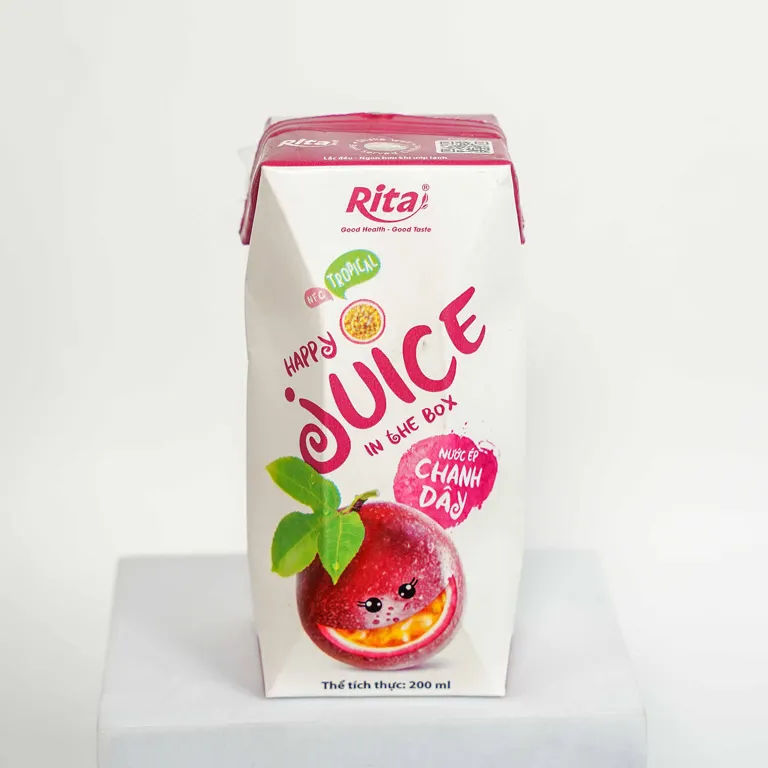 Wholesale Excellent Quality Beverage Delicious 200ml paper box Mangosteen Fruit Juice Drink Healthy best natural juice Vietnam