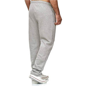 Wholesale Athletic <b>Slim</b> Fit Stretchy Plain <b>Joggers</b> With Pocket Elastic Waist Drawstring Polyester <b>Jogger</b> Pant Men men's trousers - Product Image 6