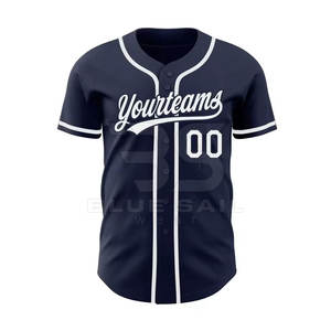 Camiseta de béisbol con botones clásicos para hombre, ropa deportiva cómoda, impresión personalizada, camiseta de béisbol al por mayor - Product Image 2