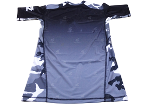 Hombres Rash Guard Ropa transpirable Fight Training Rash Guard Tela de secado rápido Ropa al por mayor Ajuste flexible Ropa deportiva directa de fábrica - Product Image 2