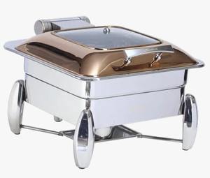 Noir Chauffe-plats chauffe-plats en verre chauffe-plats or liquide chauffe-plats carburant buffet - Product Image 1