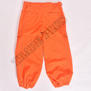 Pantalon Cargo Snowboard Imperméable Orange Haute Visibilité avec Ajusteurs de Ceinture Poches à Fermeture Éclair Sécurisées et Poignets Élastiques - Product Image 2