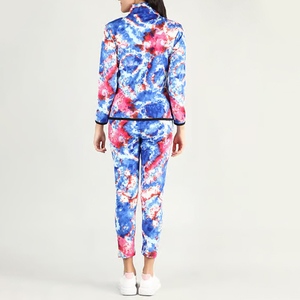 Ensemble de survêtement de jogging pour femmes, respirant, de haute qualité, entièrement sublimé, imprimé, décontracté, pour l'hiver, avec taille plus - Product Image 2