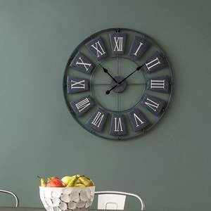 Decorative Finish Iron <b>Wall</b> <b>Clock</b> For Living Area <b>Wall</b> Styling Offering Elegant Appearance And Practical Function - Product Image 6