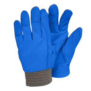 Guantes de conducción de cuero de vaca de primera calidad, suaves y cómodos con protección duradera para ensamblaje de camiones para seguridad en el trabajo industrial - Product Image 3
