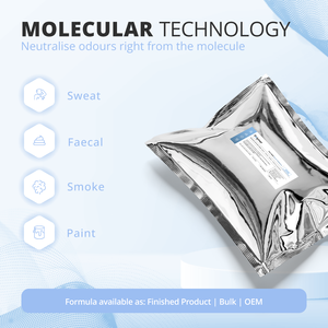 Neutraliseur d'odeurs polymère formule bleue : odeurs de sueur, de fèces, de fumée et de solvants - Comprimé solide 40g - OEM / Marque privée - Product Image 2