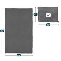 Couverture de voyage compacte, couverture d'avion portable, pliable, 2 en 1, ensemble d'oreiller de voyage lesté avec logo personnalisé pour les vols